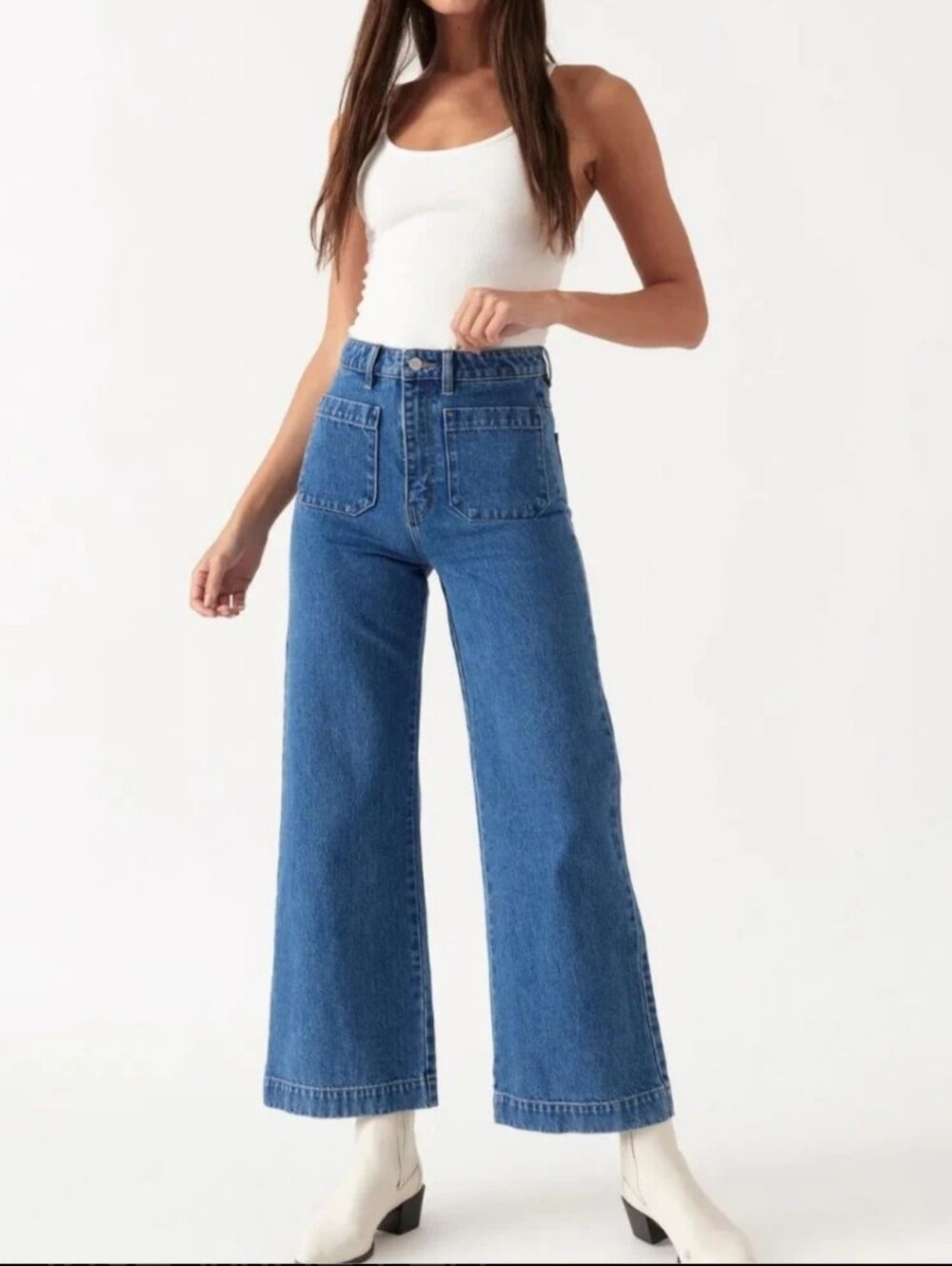 Rolla's High-Rise Wide Leg Women's Jeans - Blue